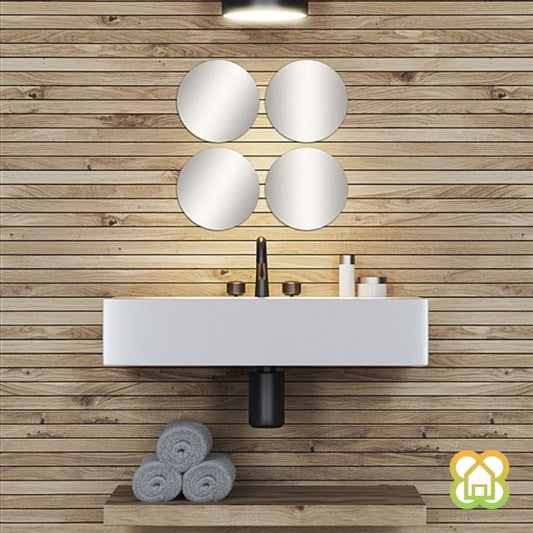 Conjunto De 4 Espejos Redondos Diam 20 CM / 30 CM - 2mm - Liso