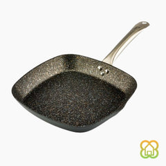 Asador Liso Piedra "Grey" 28cm Kadal