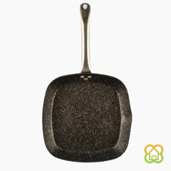 Asador Liso Piedra "Grey" 28cm Kadal