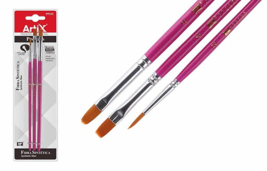 Pincel redondo profesional 3 Uds