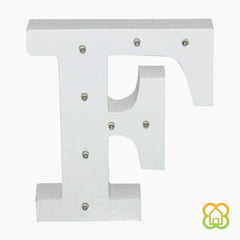 Letras Madera Blanca LED