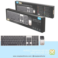 Set ratón con teclado inalámbrico