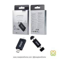 Lector tarjetas SD Type-C - USB - Micro USB