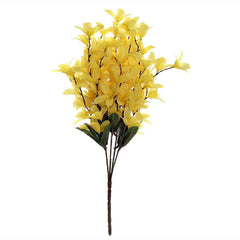 Ramo Flores de Plástico Amarrilo 15 x 15 x 37cm
