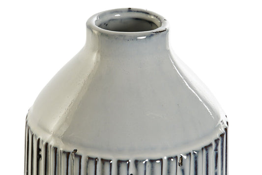 Jarrón porcelana 13X13X29 Bicolor