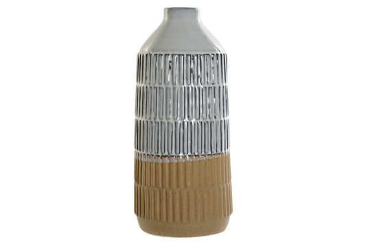 Jarrón porcelana 13X13X29 Bicolor