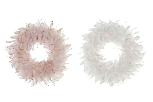 Corona pluma 30x7x30cm 2 surtidos