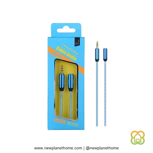 Extensor audio Jack 3.5mm 1m [color a escoger]