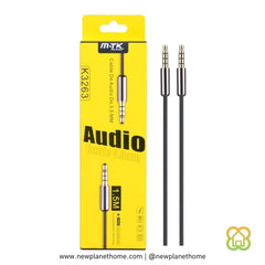 Cable AUX Jack 3.5mm 1.5M