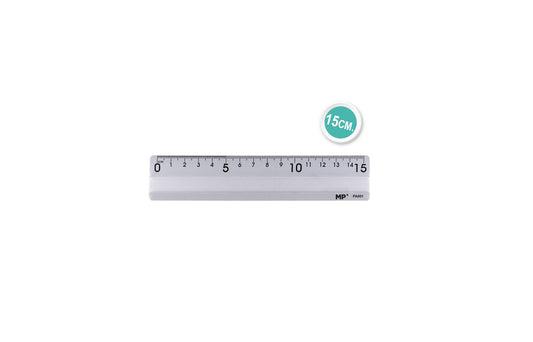 Regla aluminio 15cm