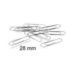 Clips cromados 28mm 100uds