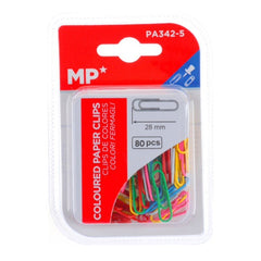 Clips de colores 28mm 80uds