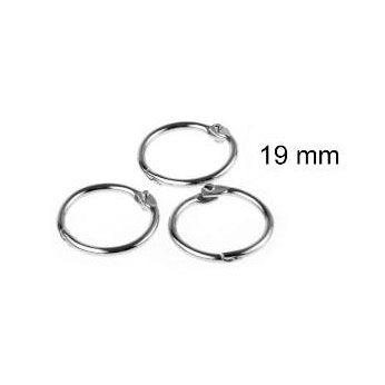 Anillas Metálicas 19 mm 8 uds
