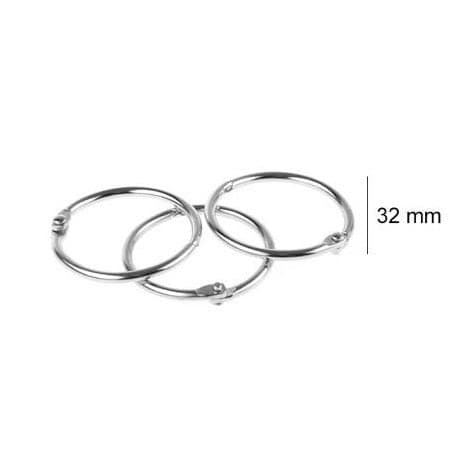Anillas Metálicas 32 mm 5uds
