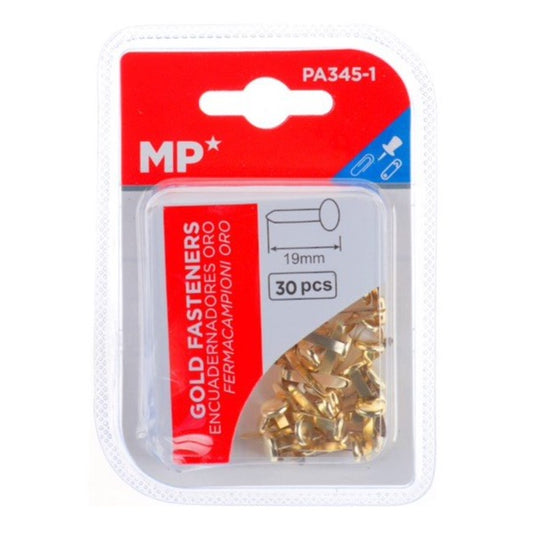 Encuadernadores 19 mm 30 piezas