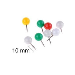 Chinchetas redonda colores 30 piezas
