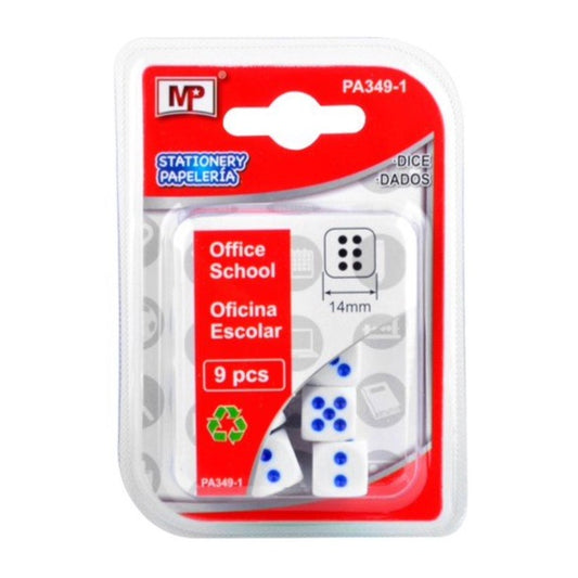 Dados 14mm 9 piezas