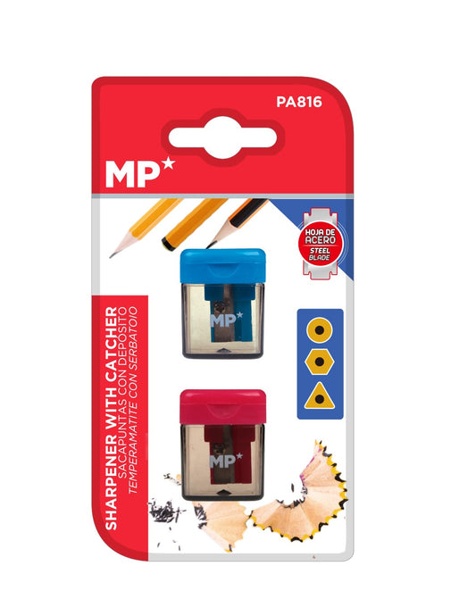 Sacapuntas con depositos 2u