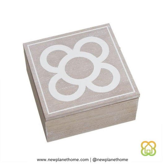 Caja cuadrada Panot natural