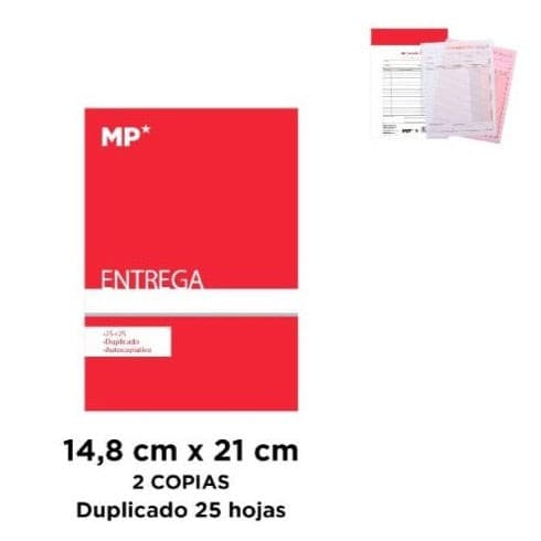 Talonario Entrega 25 Hojas
