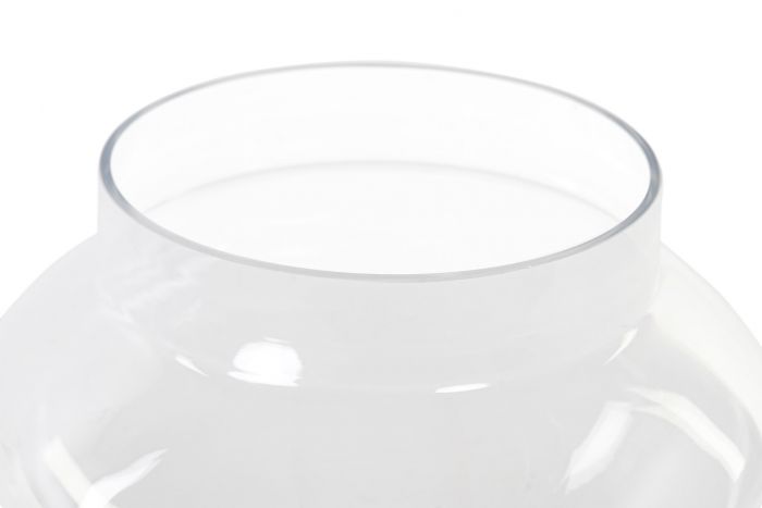 Bombonera Cristal 22x22x30 cm con Tapa