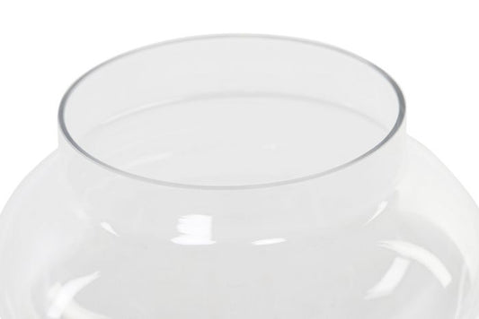 Bombonera Cristal 16x16x22 cm con Tapa