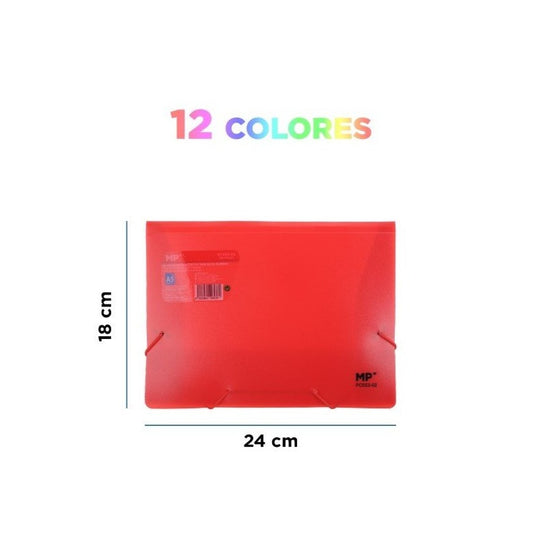 Carpeta con solapa y goma A5