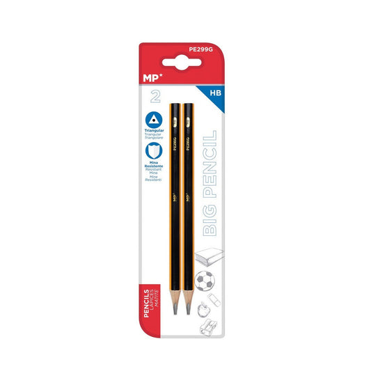 Pack 2 lápices gruesos HB