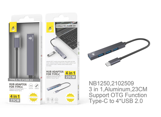 Type-C hub 4 USB 2.0