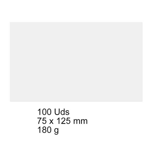 Fichas cartulina lisas nº2