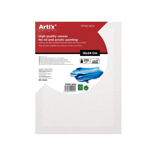 Lienzo para óleo y acrílico 18x24cm