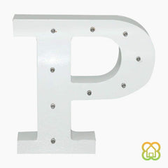 Letras Madera Blanca LED