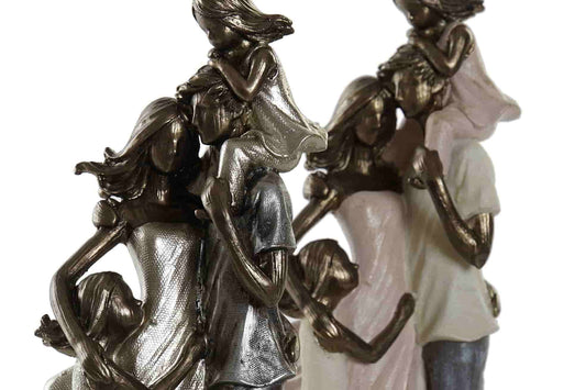 Figura resina 12,5x10,5x28 familia 2 surt.