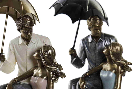 Figura resina 14,5x11x26 pareja 2 surt.