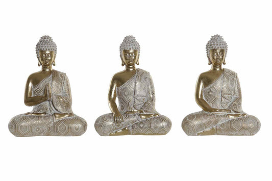 Figura resina 14,5x8,5x18 buda decape 3 surt.