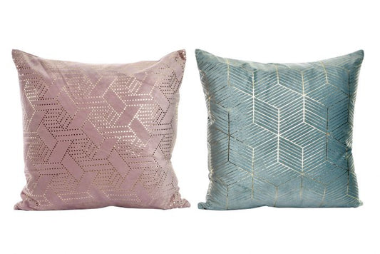  Set 2 Cojines Poliester 45x10x45 45 Gr. Geometrico 2 D