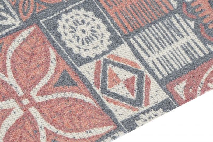 Alfombra Algodon 135x60x1 cm Patchwork 2 D