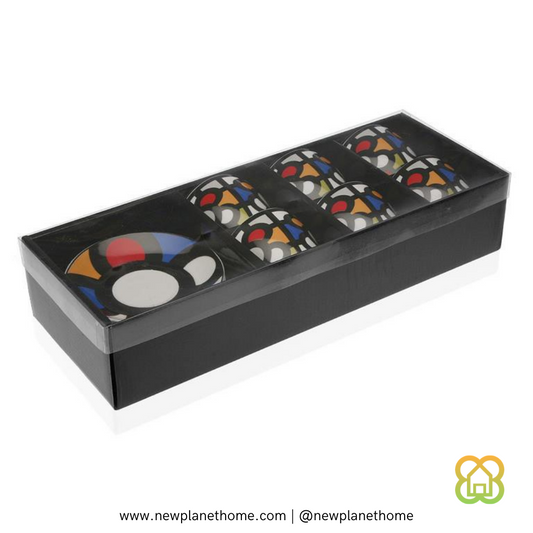 Set 6 tazas de té con platos | Panot Urbana