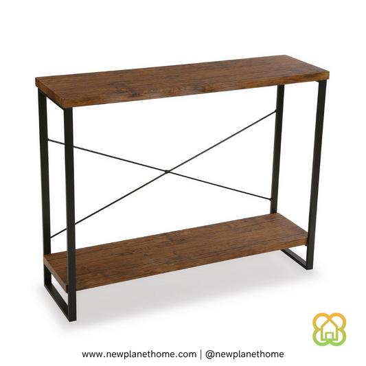 Mesa de Entrada Taline Oscura 80x30x100 cm - Precio de Fábrica