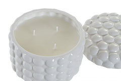 Vela porcelana cera 12x12x10,2 1,5% aroma blanco