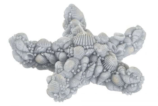 Vela cera 14,4x14,4x4,1 estrella azul celeste