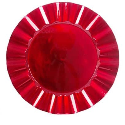 Bajo Plato Andromeda Rojo 33cm