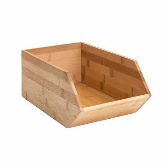 Caja apilable bambu 25cm