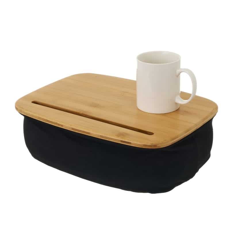 Bandeja con cojín bambú 36 x 26 x 13,50 cm