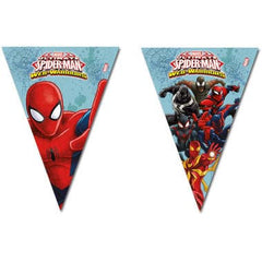 Banderín de plástico Spiderman