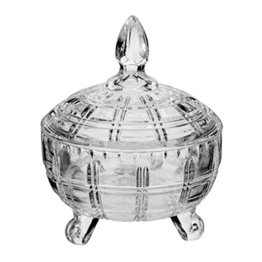 Bombonera Cristal "Boston" 10x10x12cm