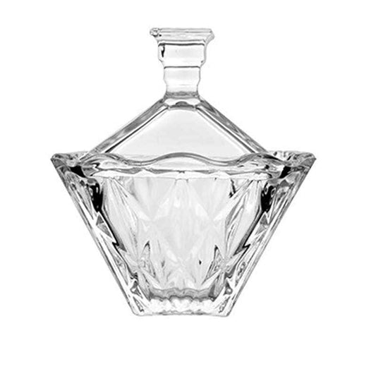 Bombonera Cristal "Laura" 10.8x10.8x12.5cm