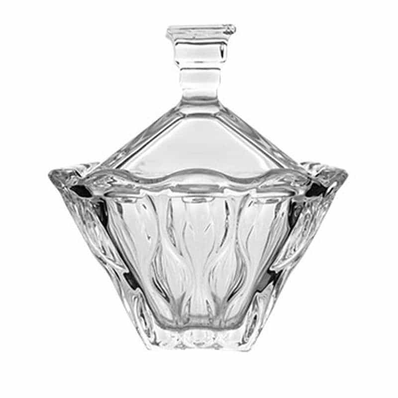 Bombonera Cristal "Sienna" 10.8x10.8x12.5cm