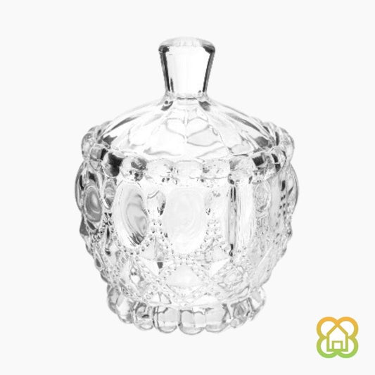 Bombonera Cristal "Mia" 8.7x8.7x10cm