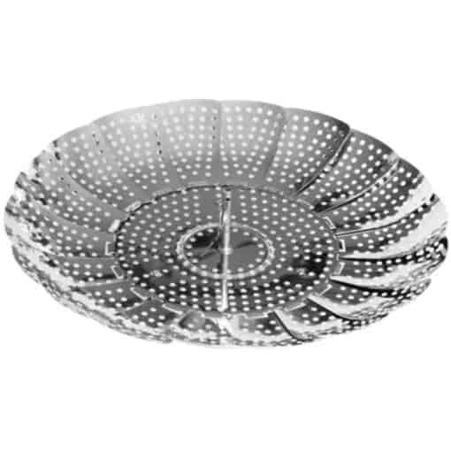 Cestillo vaporizador 24 cm - acero inox